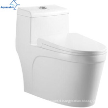 Aquacubic Modern Design Dual Flush Round Bowl Floor Mounted Bathroom Toilet